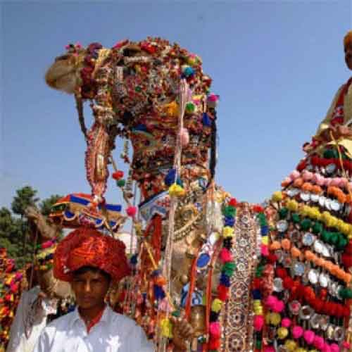 Feria y fiestas en la rajasthan